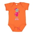 thumbnail image 1 of Inktastic Cute Robot, Funny Robot, Girl Robot, Pink Robot Girls Baby Bodysuit, 1 of 5