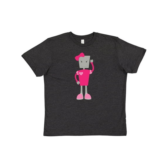Inktastic Cute Robot, Funny Robot, Girl Robot, Pink Robot Youth T-Shirt