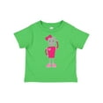 thumbnail image 1 of Inktastic Cute Robot, Girl Robot, Pink Robot with Ribbon Girls Toddler T-Shirt, 1 of 5