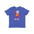 thumbnail image 1 of Inktastic Cute Robot, Silly Robot, Funny Robot, Robotics Youth T-Shirt, 1 of 5