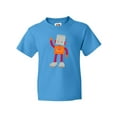 thumbnail image 1 of Inktastic Cute Robot, Silly Robot, Funny Robot, Robotics Youth T-Shirt, 1 of 5