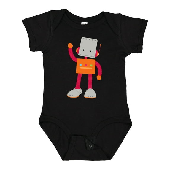 Inktastic Cute Robot, Smiling Robot, Colorful Robot Boys or Girls Baby Bodysuit