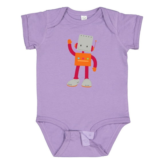 Inktastic Cute Robot, Smiling Robot, Colorful Robot Boys or Girls Baby Bodysuit