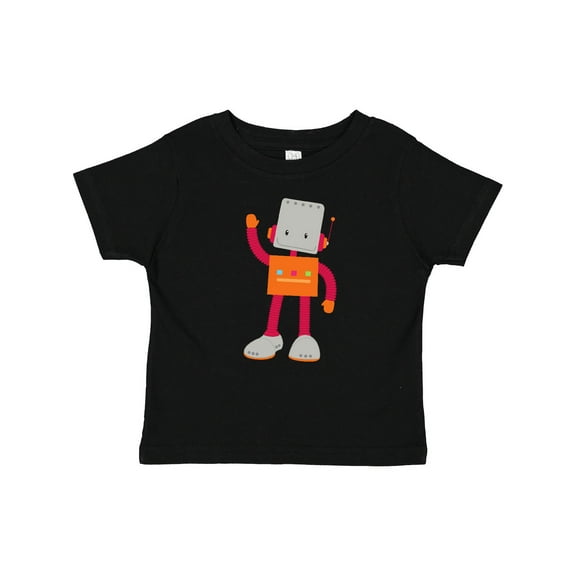 Inktastic Cute Robot, Smiling Robot, Colorful Robot Boys or Girls Baby T-Shirt