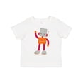 thumbnail image 1 of Inktastic Cute Robot, Smiling Robot, Colorful Robot Boys or Girls Toddler T-Shirt, 1 of 5