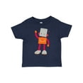 thumbnail image 1 of Inktastic Cute Robot, Smiling Robot, Colorful Robot Boys or Girls Toddler T-Shirt, 1 of 5