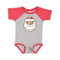 thumbnail image 1 of Inktastic Cute Santa Claus Face Boys or Girls Baby Bodysuit, 1 of 5