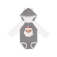 thumbnail image 1 of Inktastic Cute Santa Claus Face Boys or Girls Long Sleeve Baby Bodysuit, 1 of 5