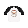 thumbnail image 1 of Inktastic Cute Santa Claus Face Boys or Girls Toddler T-Shirt, 1 of 5