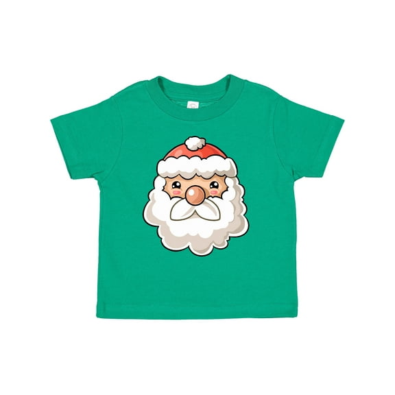 Inktastic Cute Santa Claus Face Boys or Girls Toddler T-Shirt
