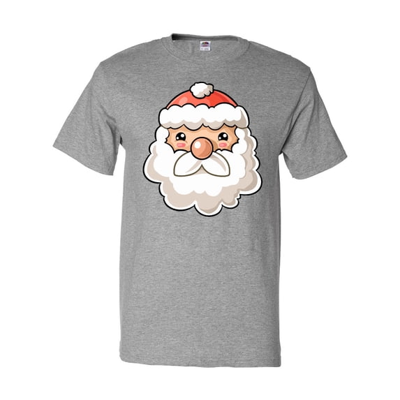Inktastic Cute Santa Claus Face T-Shirt