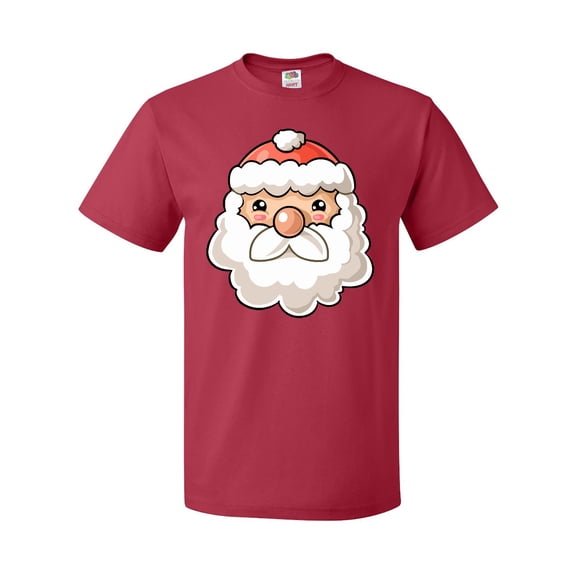 Inktastic Cute Santa Claus Face T-Shirt