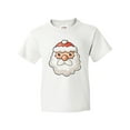 thumbnail image 1 of Inktastic Cute Santa Claus Face Youth T-Shirt, 1 of 5