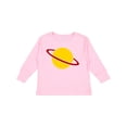 thumbnail image 1 of Inktastic Cute Saturn Boys or Girls Long Sleeve Toddler T-Shirt, 1 of 5