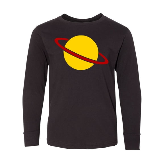 Inktastic Cute Saturn Long Sleeve Youth T-Shirt
