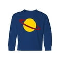 thumbnail image 1 of Inktastic Cute Saturn Long Sleeve Youth T-Shirt, 1 of 5