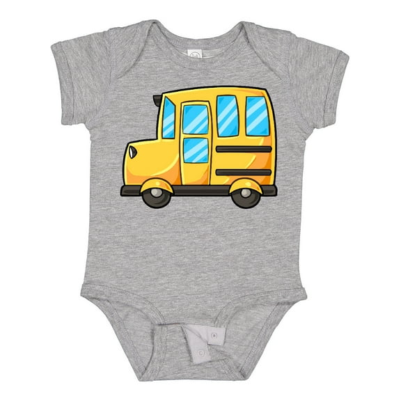 Inktastic Cute School Bus Boys or Girls Baby Bodysuit