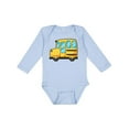 thumbnail image 1 of Inktastic Cute School Bus Boys or Girls Long Sleeve Baby Bodysuit, 1 of 5