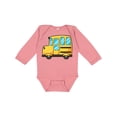 thumbnail image 1 of Inktastic Cute School Bus Boys or Girls Long Sleeve Baby Bodysuit, 1 of 5