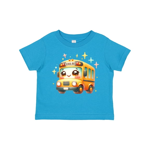 Inktastic Cute School Bus Boys or Girls Toddler T-Shirt