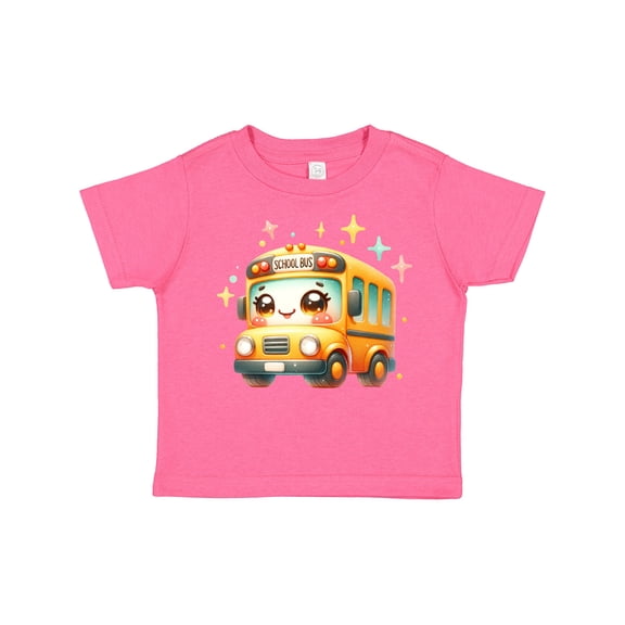 Inktastic Cute School Bus Boys or Girls Toddler T-Shirt