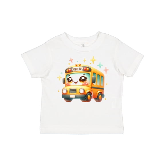Inktastic Cute School Bus Boys or Girls Toddler T-Shirt