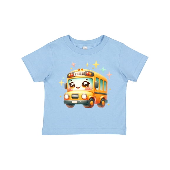 Inktastic Cute School Bus Boys or Girls Toddler T-Shirt