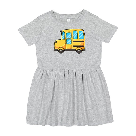 Inktastic Cute School Bus Girls Toddler Dress