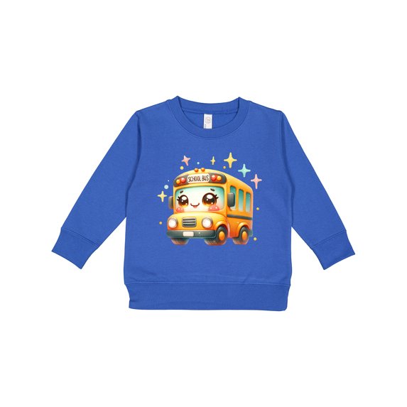 Inktastic Cute School Bus Toddler Sweatshirt
