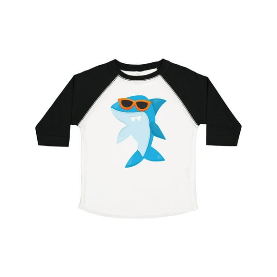 Inktastic Cute Shark, Cool Shark, Shark with Sunglasses Boys or Girls Toddler T-Shirt
