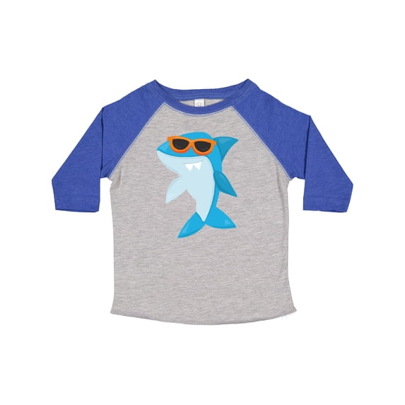 Inktastic Cute Shark, Cool Shark, Shark with Sunglasses Boys or Girls Toddler T-Shirt