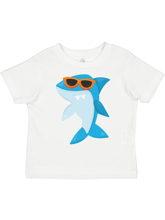 Cute Shark, Cool Shark, Shark with Sunglasses Boys or Girls Toddler T-Shirt