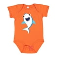 thumbnail image 1 of Inktastic Cute Shark, Little Shark, Blue Shark Boys or Girls Baby Bodysuit, 1 of 5