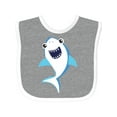 thumbnail image 1 of Inktastic Cute Shark, Little Shark, Blue Shark, Sea Animal Boys or Girls Baby Bib, 1 of 4