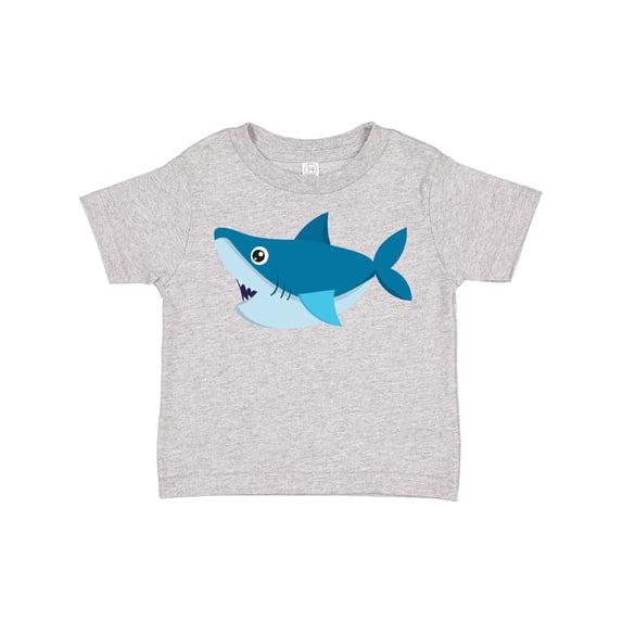 Inktastic Cute Shark, Little Shark, Blue Shark, Sea Animal Boys or Girls Toddler T-Shirt