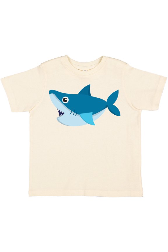 Cute Shark, Little Shark, Blue Shark, Sea Animal Boys or Girls Toddler T-Shirt