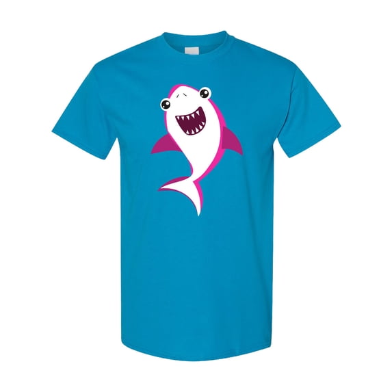 Inktastic Cute Shark, Little Shark, Pink Shark, Sea Animal T-Shirt