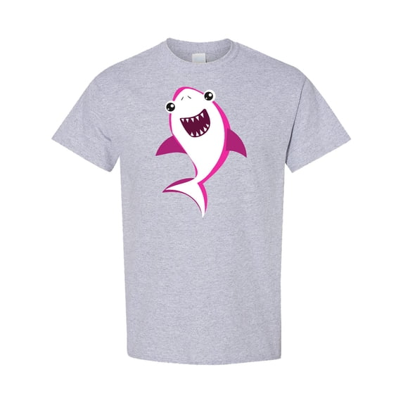 Inktastic Cute Shark, Little Shark, Pink Shark, Sea Animal T-Shirt