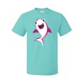 thumbnail image 1 of Inktastic Cute Shark, Little Shark, Pink Shark, Sea Animal T-Shirt, 1 of 5