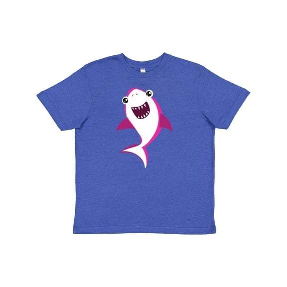 Inktastic Cute Shark, Little Shark, Pink Shark, Sea Animal Youth T-Shirt