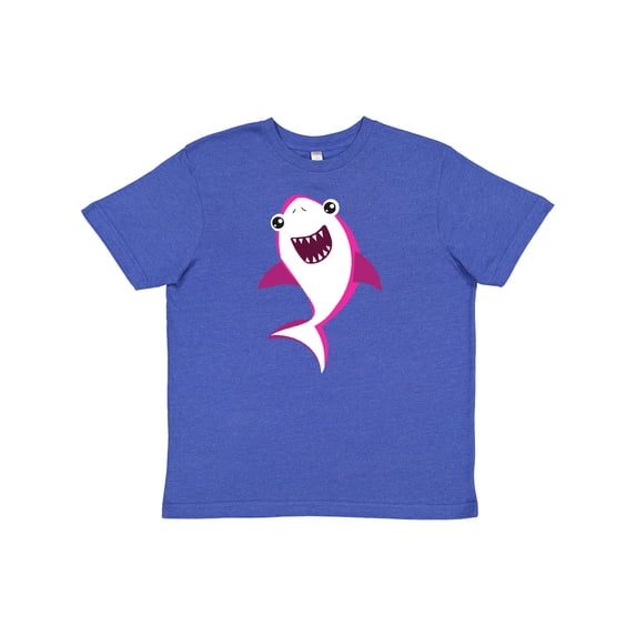 Inktastic Cute Shark, Little Shark, Pink Shark, Sea Animal Youth T-Shirt