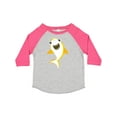 thumbnail image 1 of Inktastic Cute Shark, Little Shark, Yellow Shark, Sea Animal Boys or Girls Toddler T-Shirt, 1 of 5