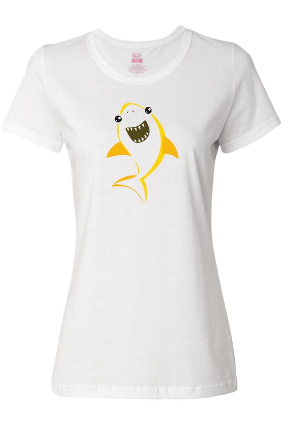 Cute Shark, Little Shark, Yellow Shark Women's T-Shirt