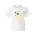 thumbnail image 1 of Inktastic Cute Shark, Little Shark, Yellow Shark Youth T-Shirt, 1 of 5