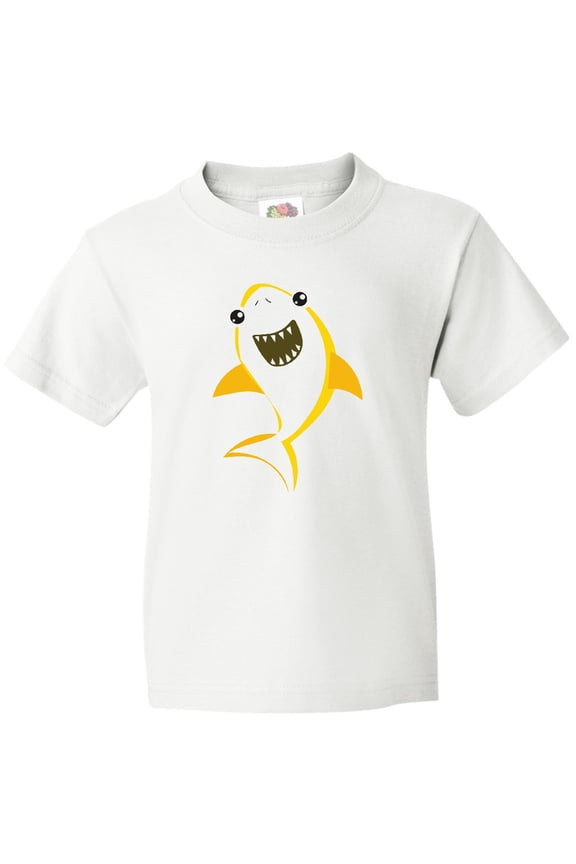 Cute Shark, Little Shark, Yellow Shark Youth T-Shirt