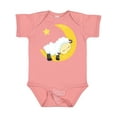 thumbnail image 1 of Inktastic Cute Sheep, Sleeping Sheep, Moon, Stars, Sleepy Boys or Girls Baby Bodysuit, 1 of 5