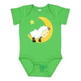thumbnail image 1 of Inktastic Cute Sheep, Sleeping Sheep, Moon, Stars, Sleepy Boys or Girls Baby Bodysuit, 1 of 5