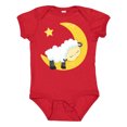thumbnail image 1 of Inktastic Cute Sheep, Sleeping Sheep, Moon, Stars, Sleepy Boys or Girls Baby Bodysuit, 1 of 5
