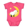 thumbnail image 1 of Inktastic Cute Sheep, Sleeping Sheep, Moon, Stars, Sleepy Boys or Girls Baby Bodysuit, 1 of 5