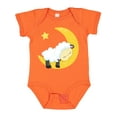 thumbnail image 1 of Inktastic Cute Sheep, Sleeping Sheep, Moon, Stars, Sleepy Boys or Girls Baby Bodysuit, 1 of 5